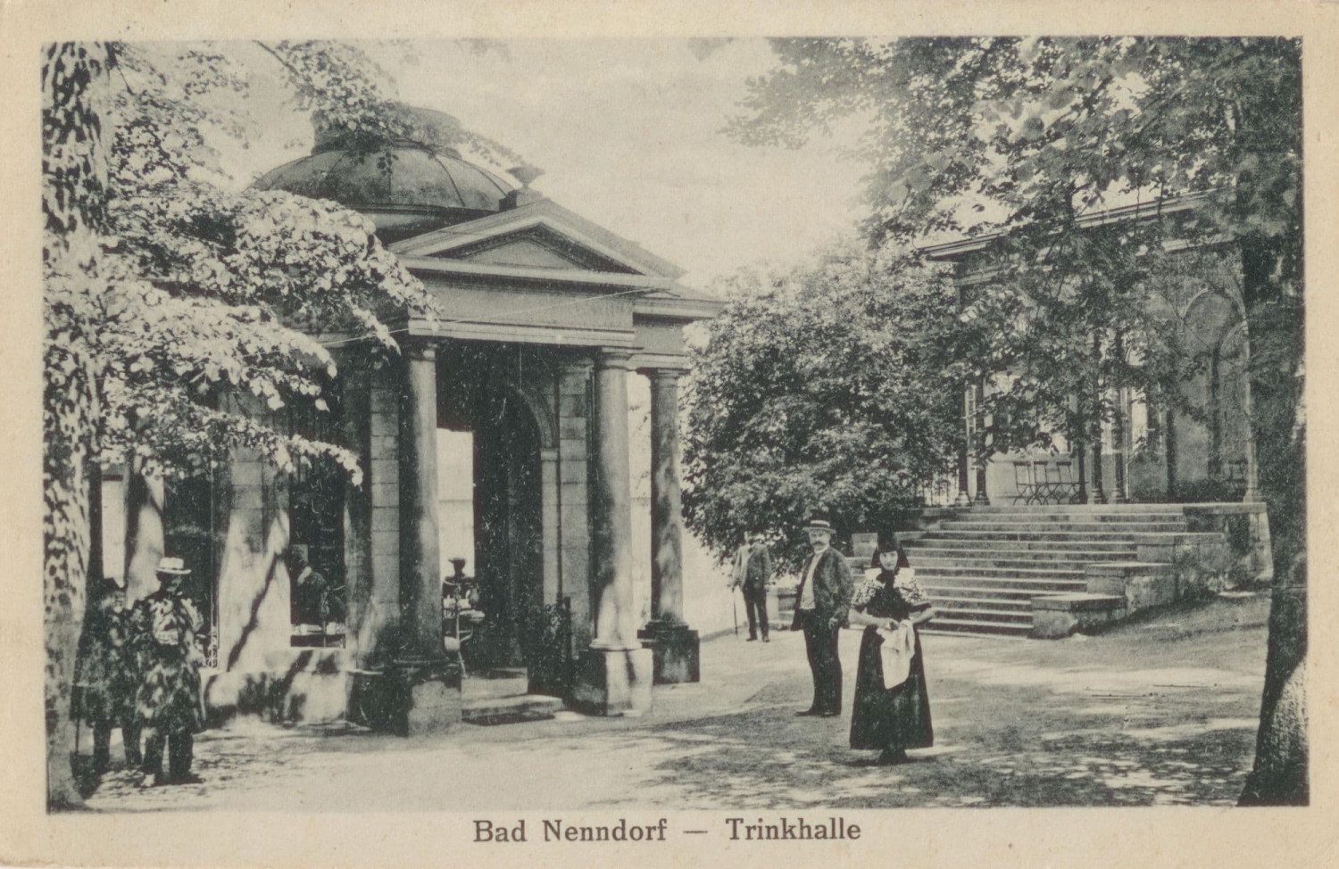 Trinkbrunnenausschank Arkarde 1900